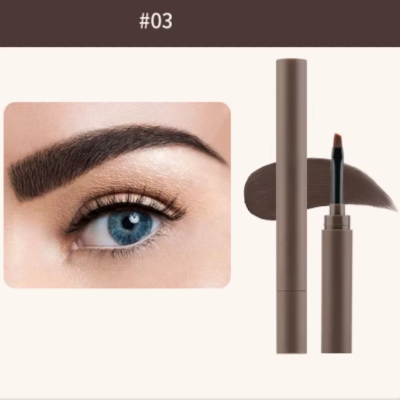 Double End Waterproof Eyebrow Pomade & Brush Pen Set- MQO 12 pcs