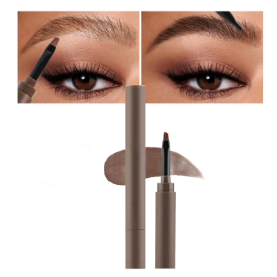 Double End Waterproof Eyebrow Pomade & Brush Pen Set- MQO 12 pcs