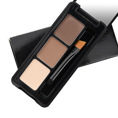 About Brows Compact Trio With Angled Brush - MOQ 25 pcs