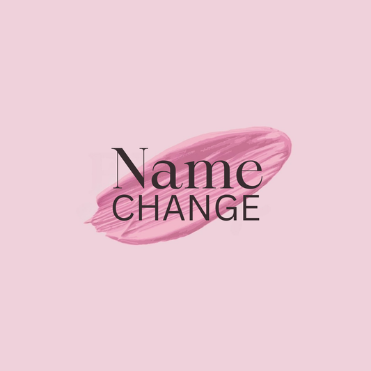 Name Change Fee
