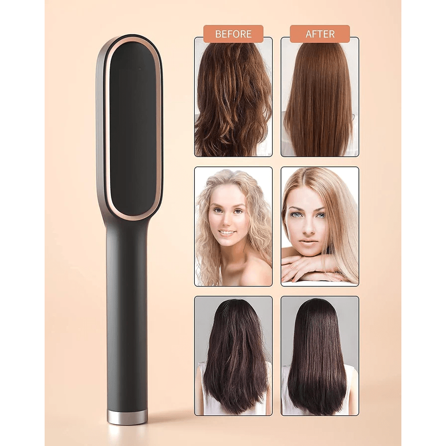 Negative Ion Professional Straightening Comb - MOQ 12 pcs