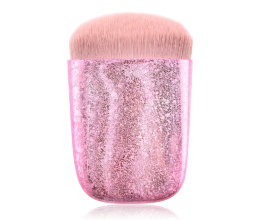 Oblate Pink Sector Makeup Brush - MQO 12pcs