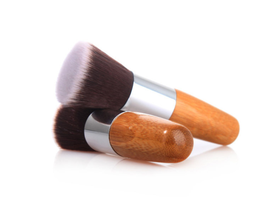 Bamboo Handle Foundation Makeup Brush - MQO 12pcs