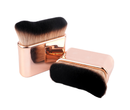 Oblate Champagne Sector Makeup Brush - MQO 25 pcs