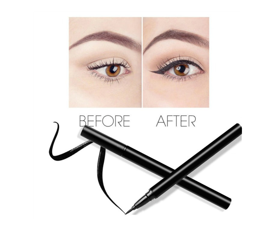 Complete the look of the seductive eye with this innovative liquid eyeliner. Formulated in the blackest shade of black, it delivers ultimate in precision and makes fluid strokes easy to achieve. Featuring a thin precision brush tip that easily creates detailed lines to bold dramatic lines for the perfect cat eye and other dramatic eye looks.