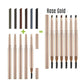 Pick Your Color - Pick Your Case! Eyebrow Pencil w/Spoolie Brush - MQO 25pcs