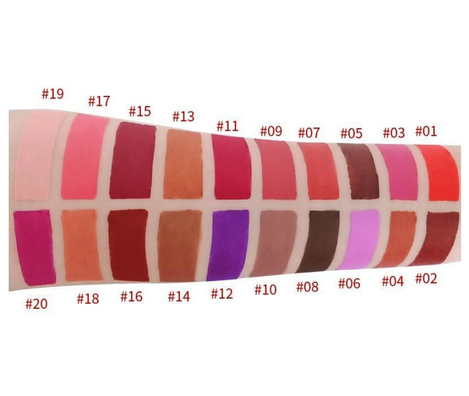 Lip Rouge Creamy Semi Matte Lipstick - MQO 12 pcs