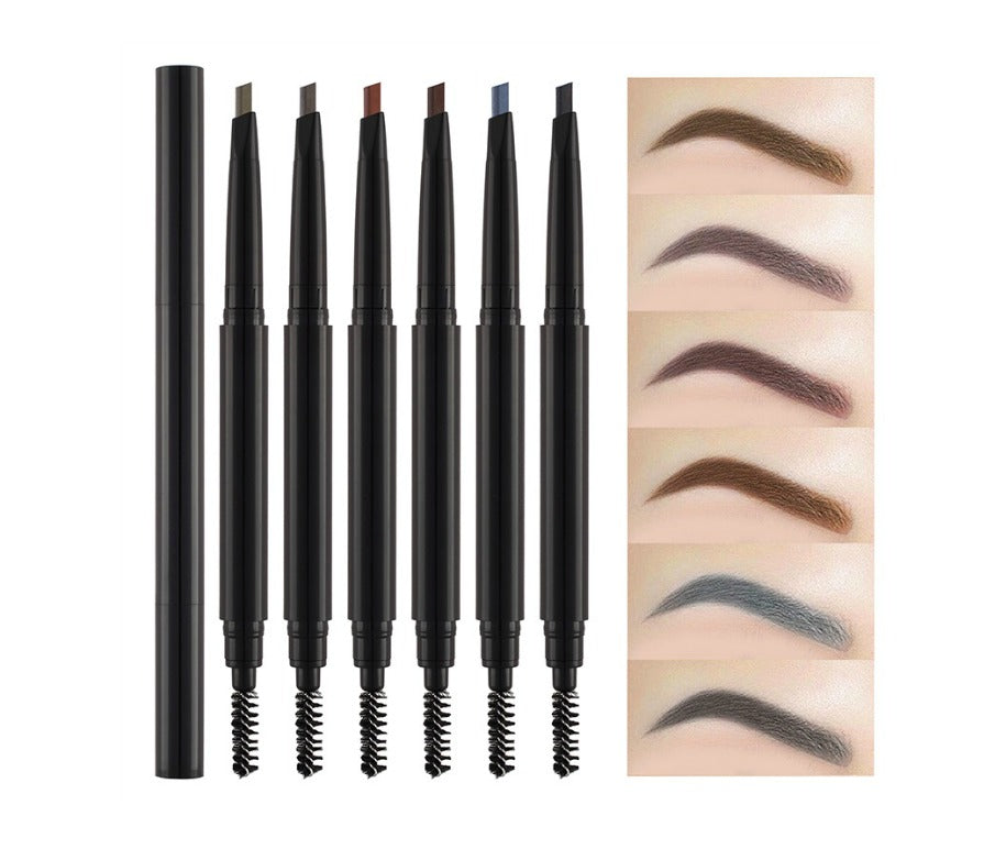 Pick Your Color - Pick Your Case! Eyebrow Pencil w/Spoolie Brush - MQO 12pcs