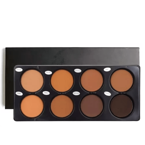 8 Shade Airbrushed Pressed Powder Contour Palette - MQO 25 pcs