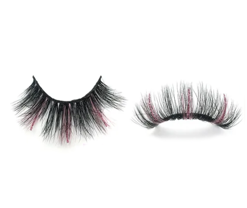 Two Tone Accent Lashes #8 - MOQ 12pcs
