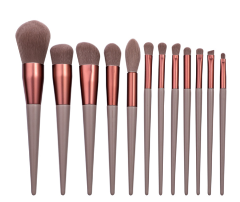 12 Piece Designer Pro Chocolate Brush Set - MQO 12 pcs