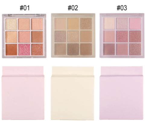 Pastel Nudes 9 Shade Palette #3 - MQO 12 pcs