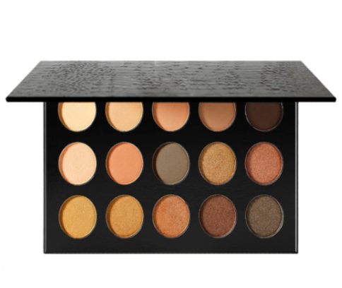 15 Shade Black Textured Case Eyeshadow Palette - MQO 15 pcs (with logo)