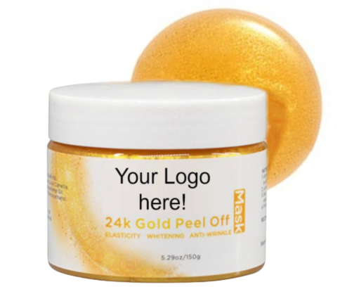 24K Luxury Foil Gold Peel Off Face Mask - MQO 100 pcs