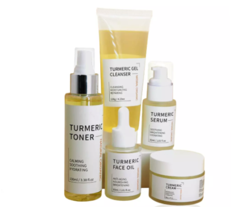 5 pc Turmeric Skincare Set - MOQ 50 pcs