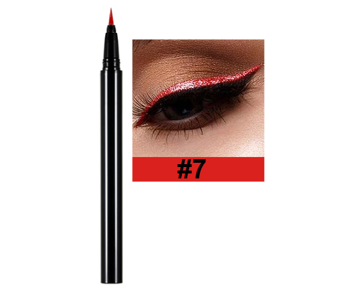 Long Lasting Quick Dry Colorful Liquid Eyeliner - MQO 25 pcs