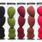 3 PC Beauty Blender Set W/Cylinder Container - MOQ 25 pcs