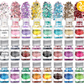 Silver River Chunky Glitter 24 Piece Set - MOQ 12 pcs