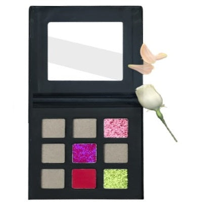 9 Shade Square DIY Palette + 3 Case Colors To Choose From  - MOQ 25 pcs