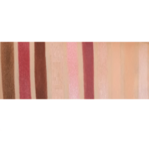 The Blushed Nudes 10 Shade Palette - MQO 25 pcs