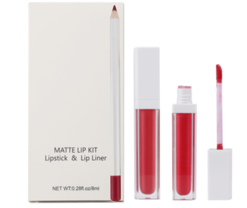 8 Shade 2 pc Liquid To Matte Lip Kit w/Matching Liner - MQO 12 pcs