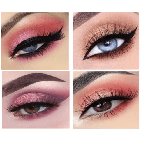 The Blushed Nudes 10 Shade Palette - MQO 25 pcs