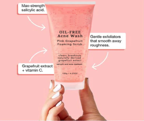 Total Refresh Pink Grapefruit Foaming Facial Cleanser - MQO 12