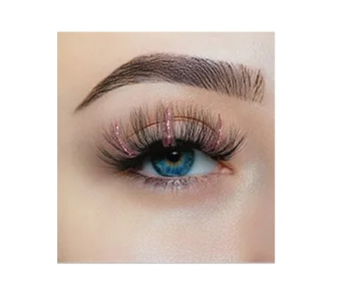 Two Tone Accent Lashes #8 - MOQ 12pcs