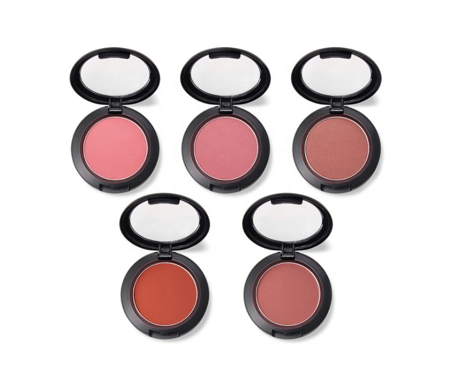 High Pigment Private Label Waterproof Blush - MQO 15pcs (with logo)