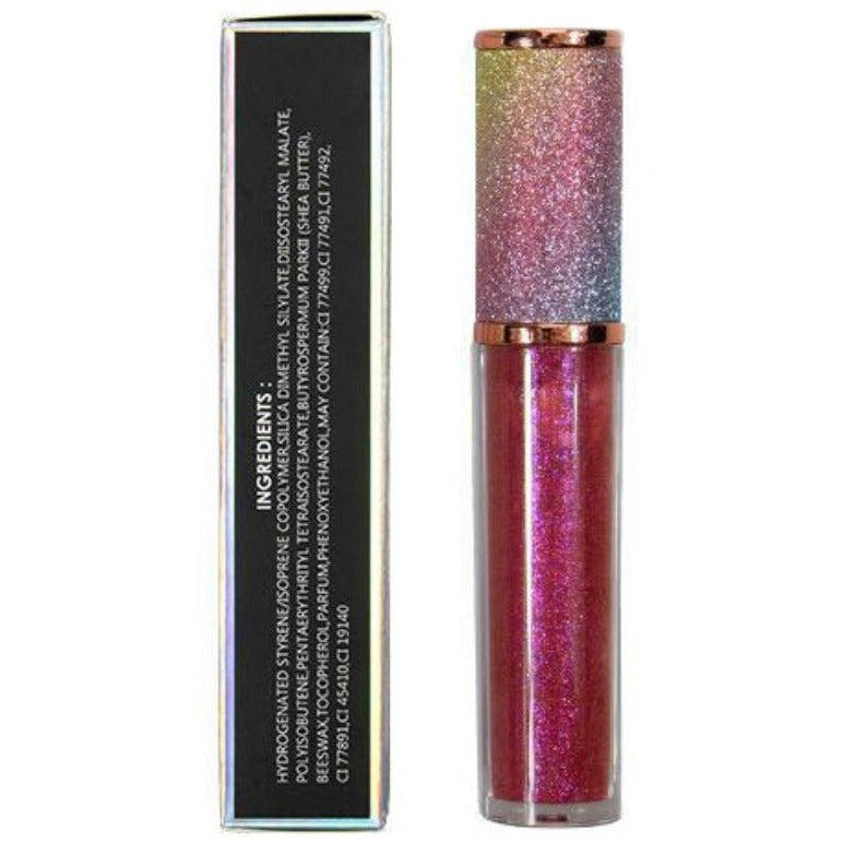 Plumping Lip Gloss With Glitter Tube - MQO 25 pcs