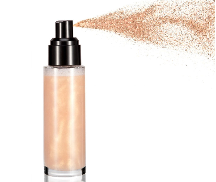 Rose Gold - Face and Body Shimmer Highlighting Spray - MQO 12 pcs