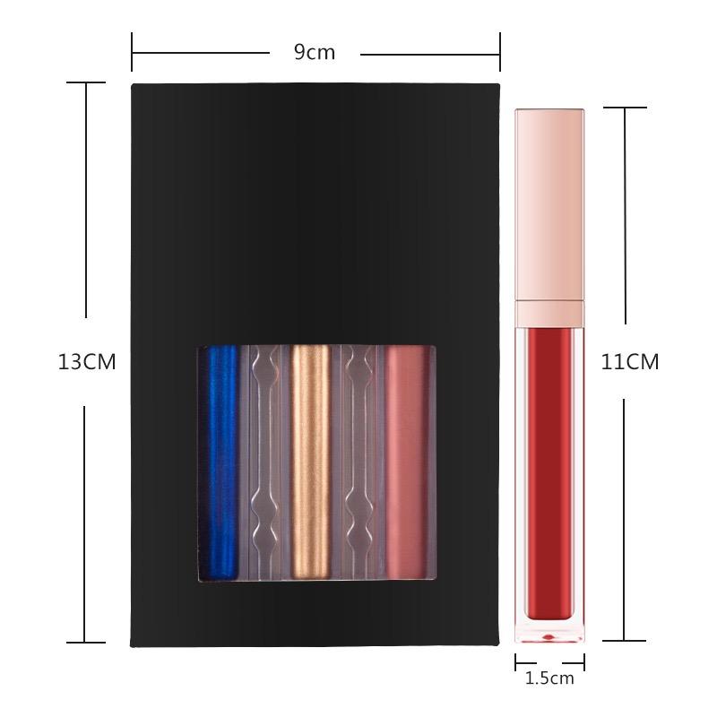 3 Shade Liquid To Matte Waterproof Lipstick Set - MQO 25 pcs