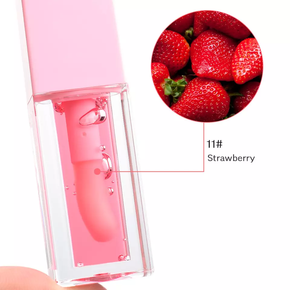 Strawberry Lip Oil - MQO 12 pcs