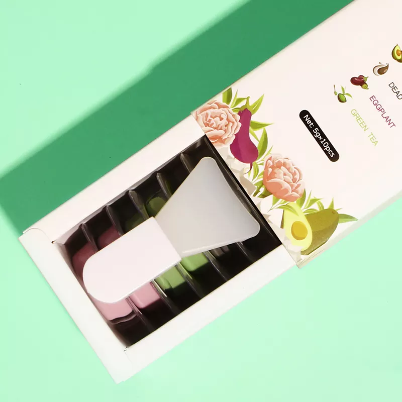 Travel Clay Face Mask Set of 10 -MOQ 12 pcs