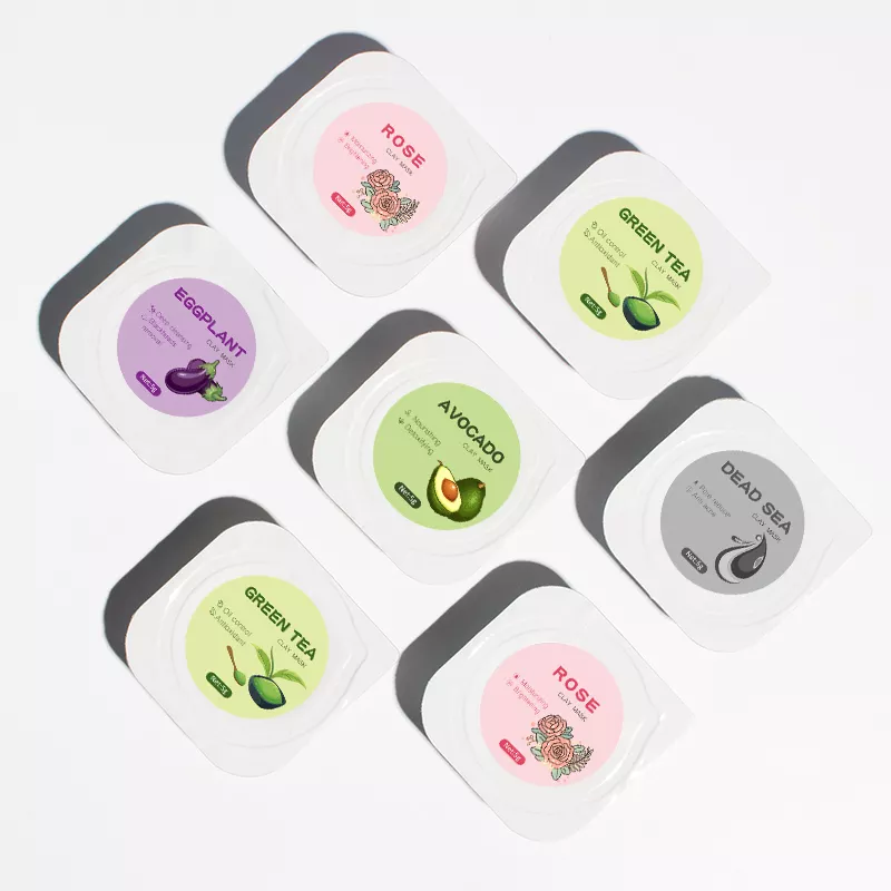 Travel Clay Face Mask Set of 10 -MOQ 12 pcs