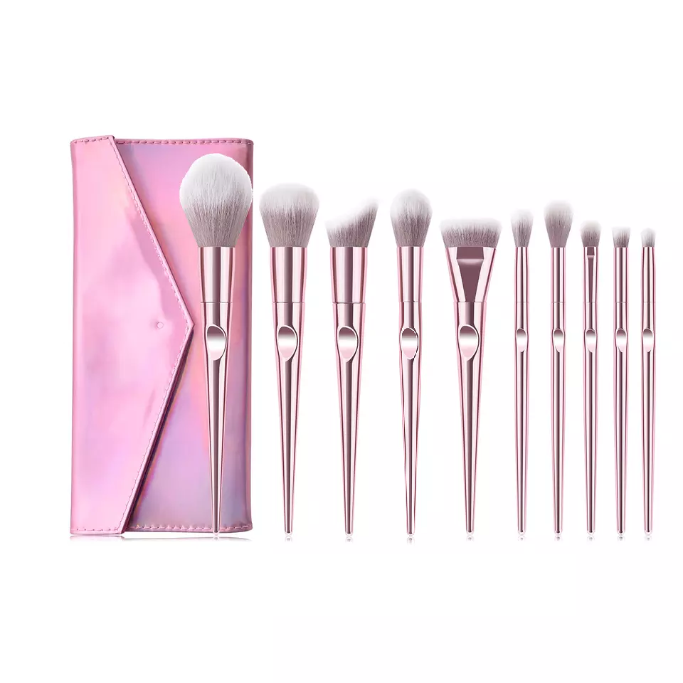 10 Piece Designer Pro Brush Set - MQO 12 pcs