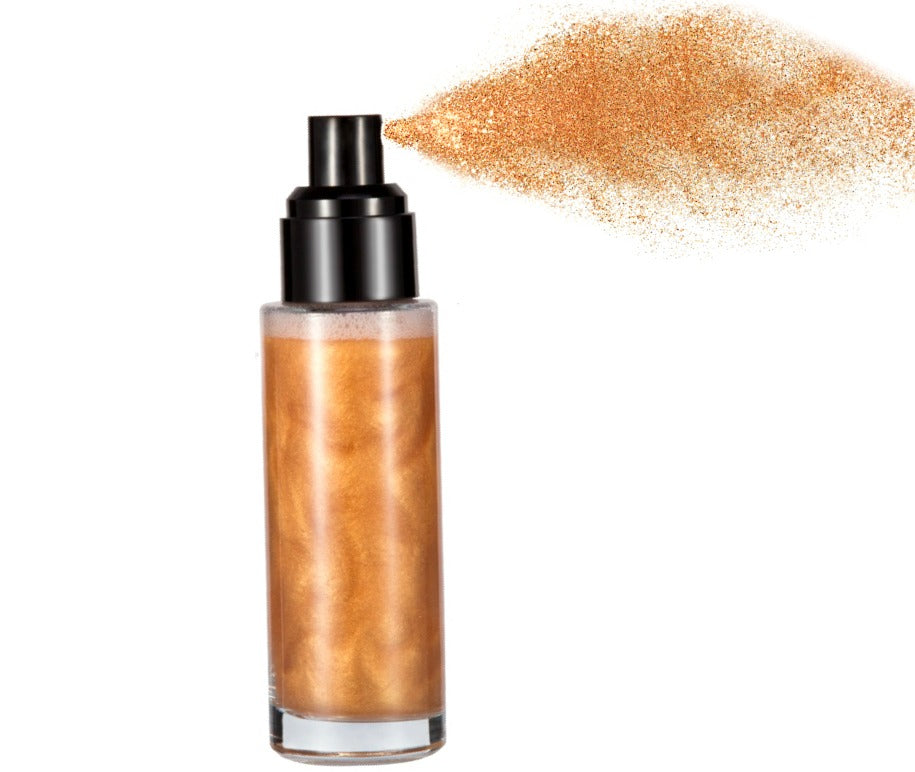 Bronze-Face and Body Shimmer Spray - MQO 12 pcs