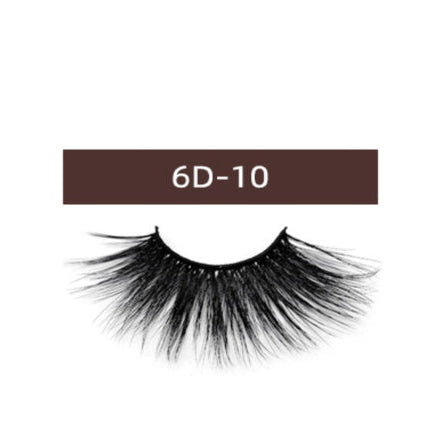 6D Mink Lashes #6D10 -  MQO 12 pcs