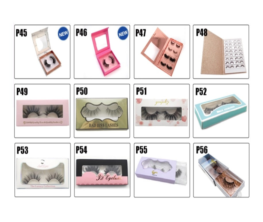 Faux Mink 5D Lashes #F6 - MQO 50 pcs