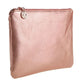 Zipper Pouch Cosmetic Makeup Bag - Rose Gold MQO 12 pcs