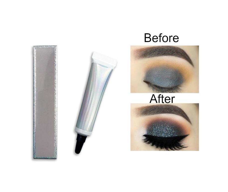Your holy grail of Primers is here and waiting for your logo!   This fabulous multi-use Primer is water-resistant and delivers zero fallout.  A lightweight sealer/base used to adhere any pigments, eye sparkles, and glitters. Intensifies color and provides extra protection against smudges and fallout for a flawless 12-hour wear.  Can be used on Eyes, Lips and anywhere else you want to add a little sparkle and shine!