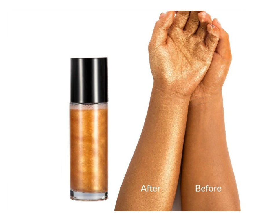 Bronze-Face and Body Shimmer Spray - MQO 12 pcs