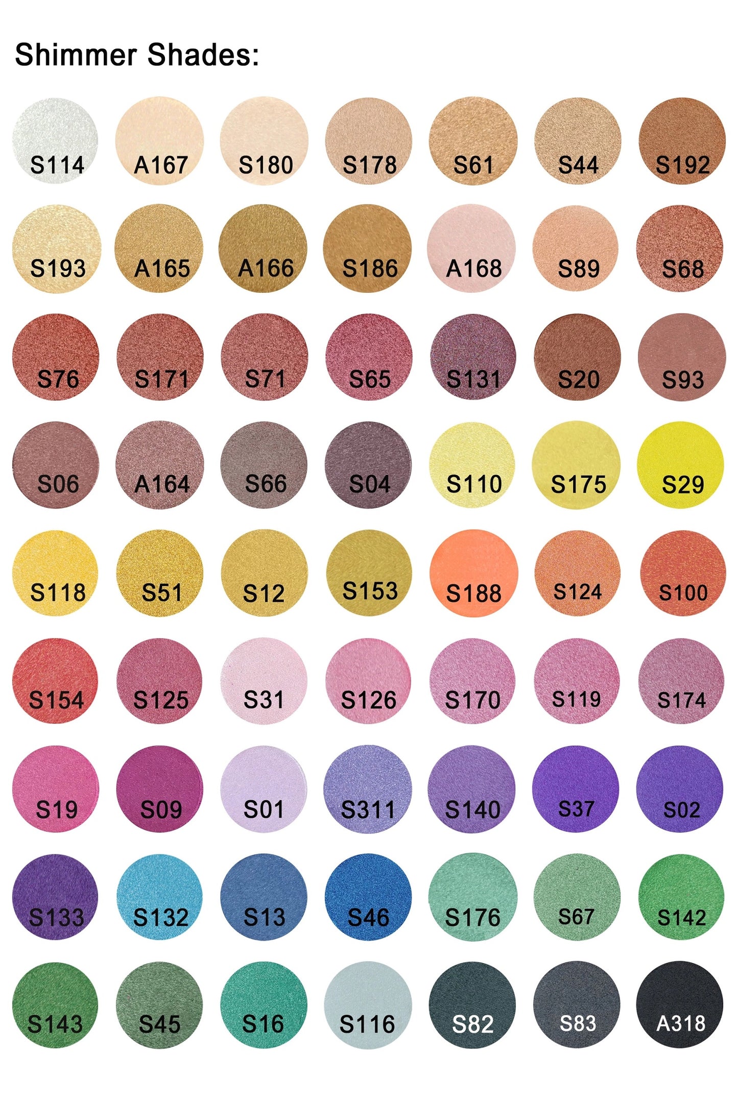 DIY Single Pressed Eyeshadows  - MQO 12 pcs