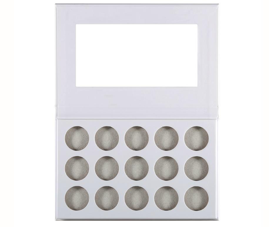 White Case 15 Shade DIY Palette - MQO 25 pcs
