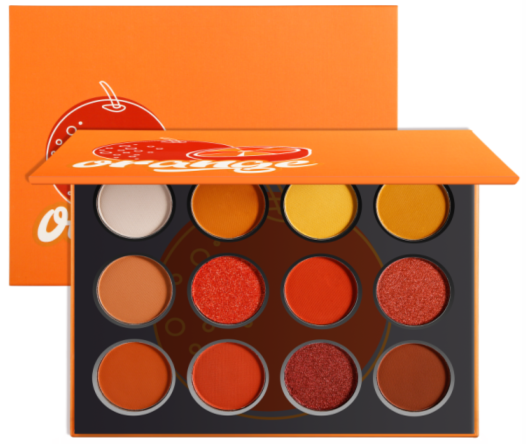 Orange Scented 12 Shade Eyeshadow Palette - MQO 50 pcs