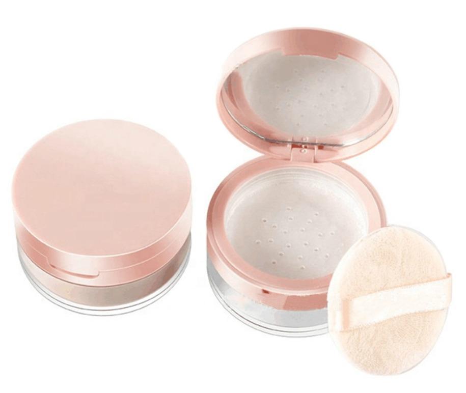 Get the best of both worlds with our Waterproof Loose Powder Foundation!  A weightless powder/foundation totally waterproof, for a mattified complexion that lasts all day. This high-tech formula blurs the look of pores and imperfections and blocks shine without dulling your inner glow. Through heat, sweat and tears,  your makeup will stay waterproof and flawless for up to 8 hours.     Add your logo to this fabulous powder/foundation. Ask us how! Info@tashcosmetics.com