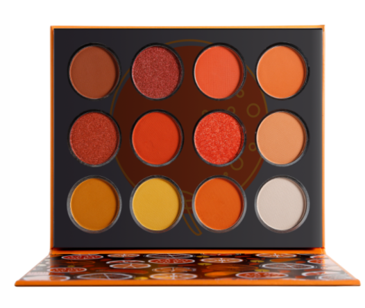 Orange Scented 12 Shade Eyeshadow Palette - MQO 12 pcs