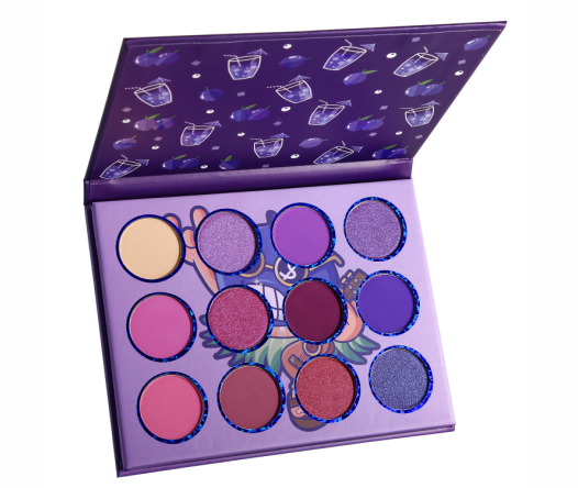 Wild Blueberry Scented 12 Shade Eyeshadow Palette - MQO 50 pcs