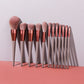 12 Piece Designer Pro Chocolate Brush Set - MQO 12 pcs