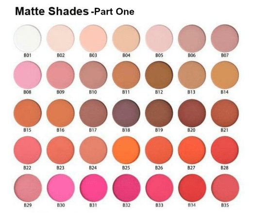 White Case 15 Shade DIY Palette - MQO 25 pcs